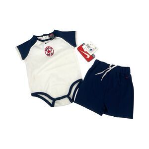 Nike Boston Red Sox Baby Outfit 2 Piece Set NWT MLB Infant Shorts Set Size 18M